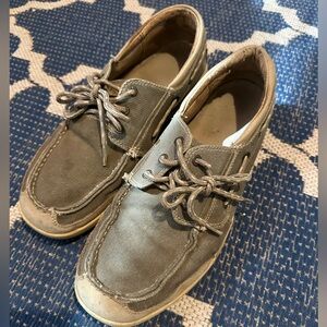 LL BEAN | MENS CANVAS LOAFERS | SZ 12